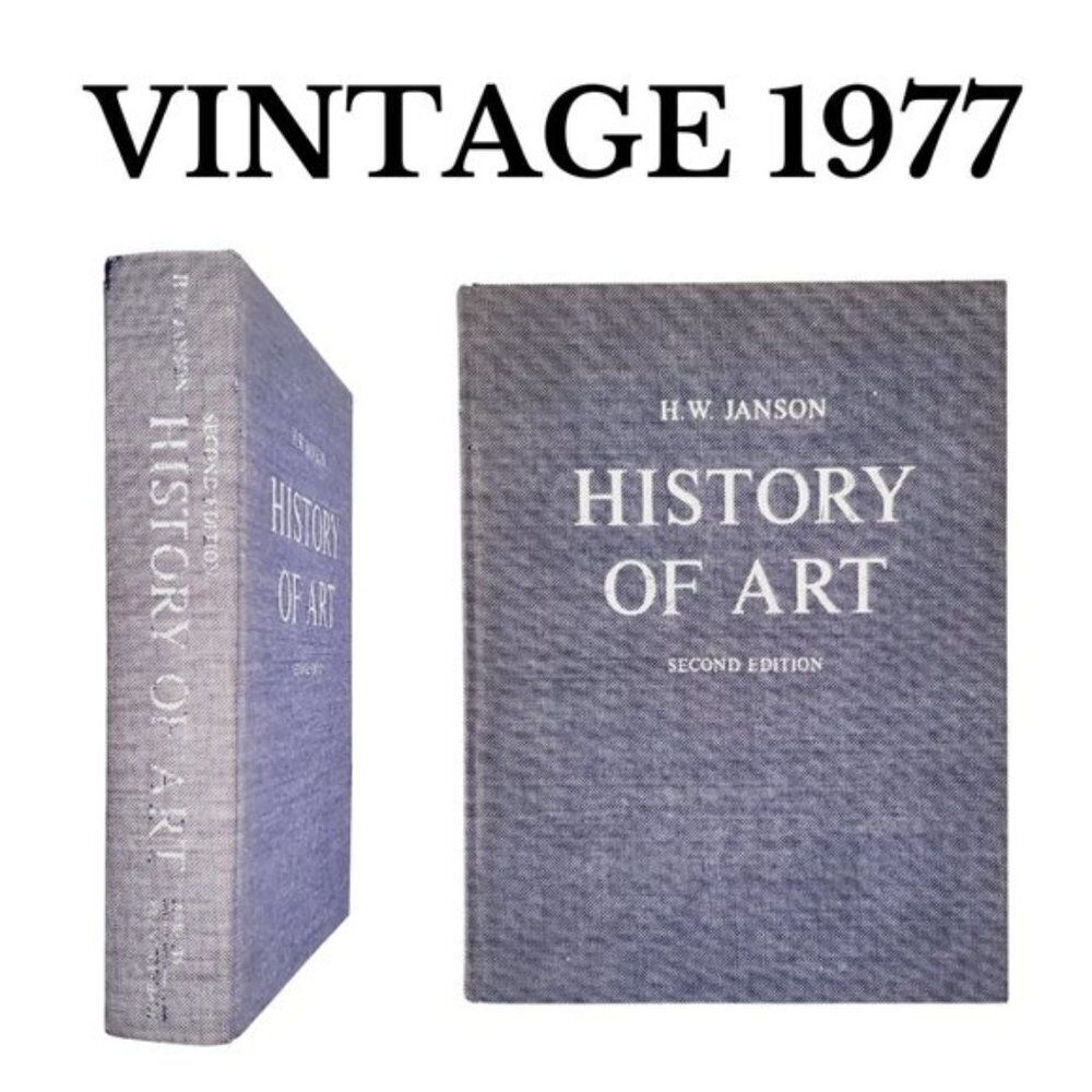 Vintage 70s History of art Second Edition 12x9"